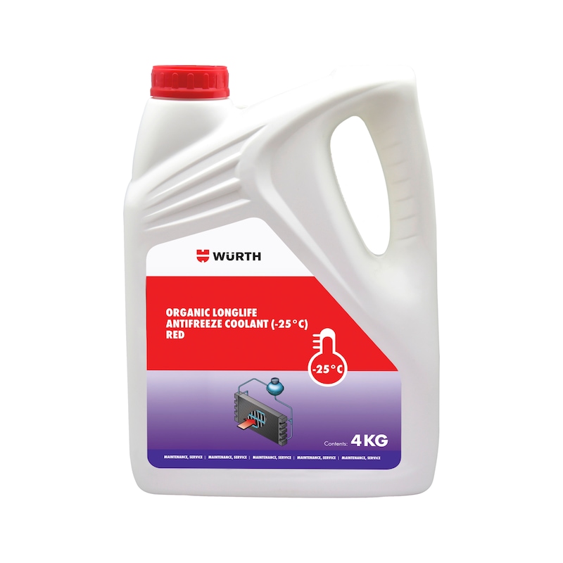 WURTH Organic OAT Longlife Radiator Antifreeze / Coolant