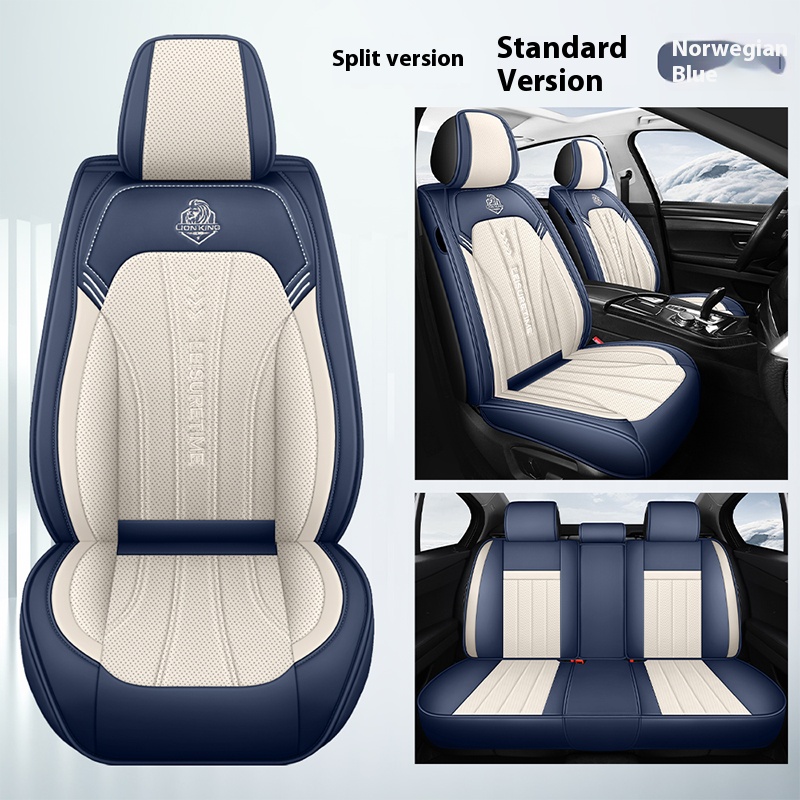 Premium Genuine Nappa Leather Auto Car Seat Covers Universal