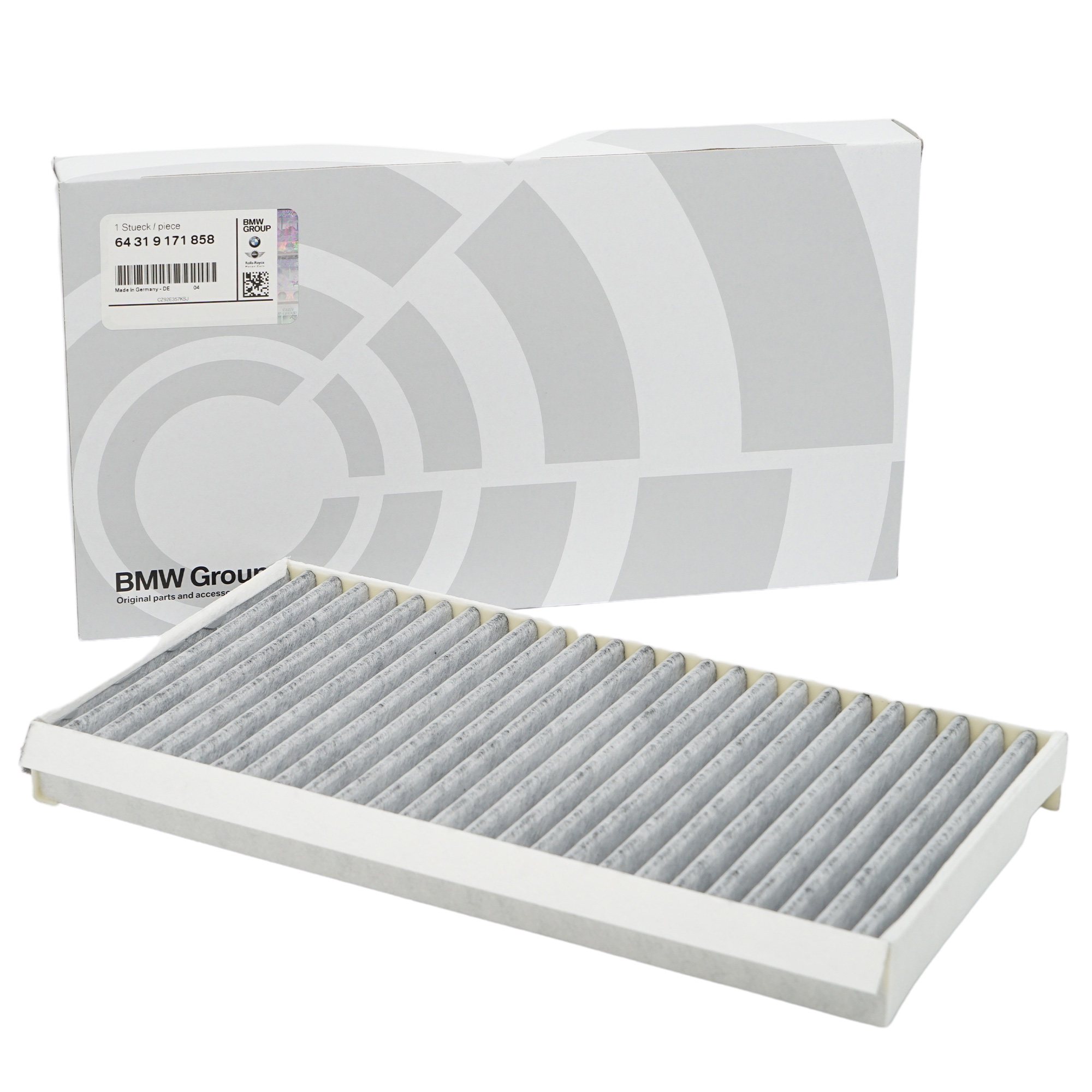 BMW E 60 M 5 ,m 6 5 Series Charcoal Cabin Air Filter Set 64319171858