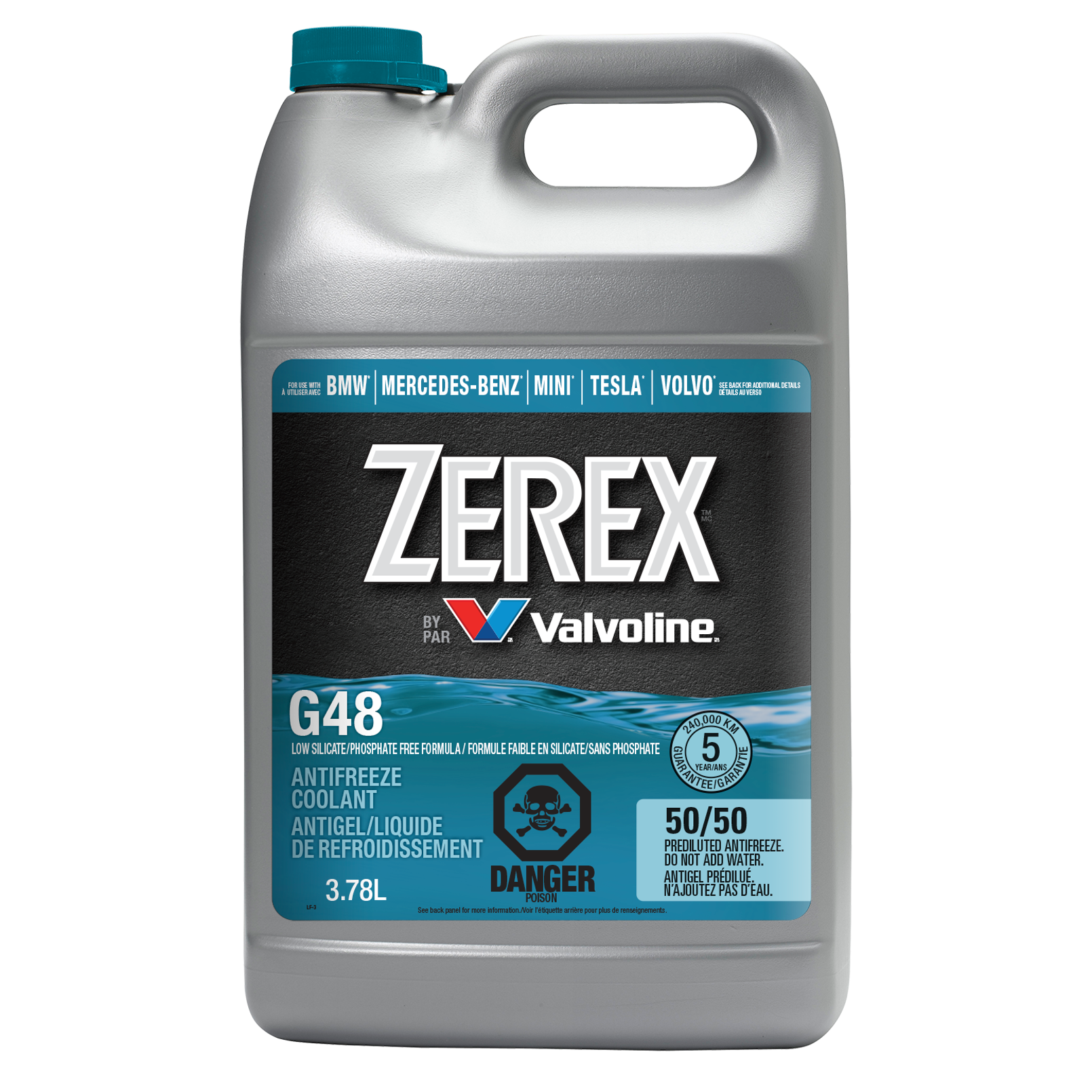 ZEREX G 48 Engine Coolant Antifreeze For BMW & Volvo