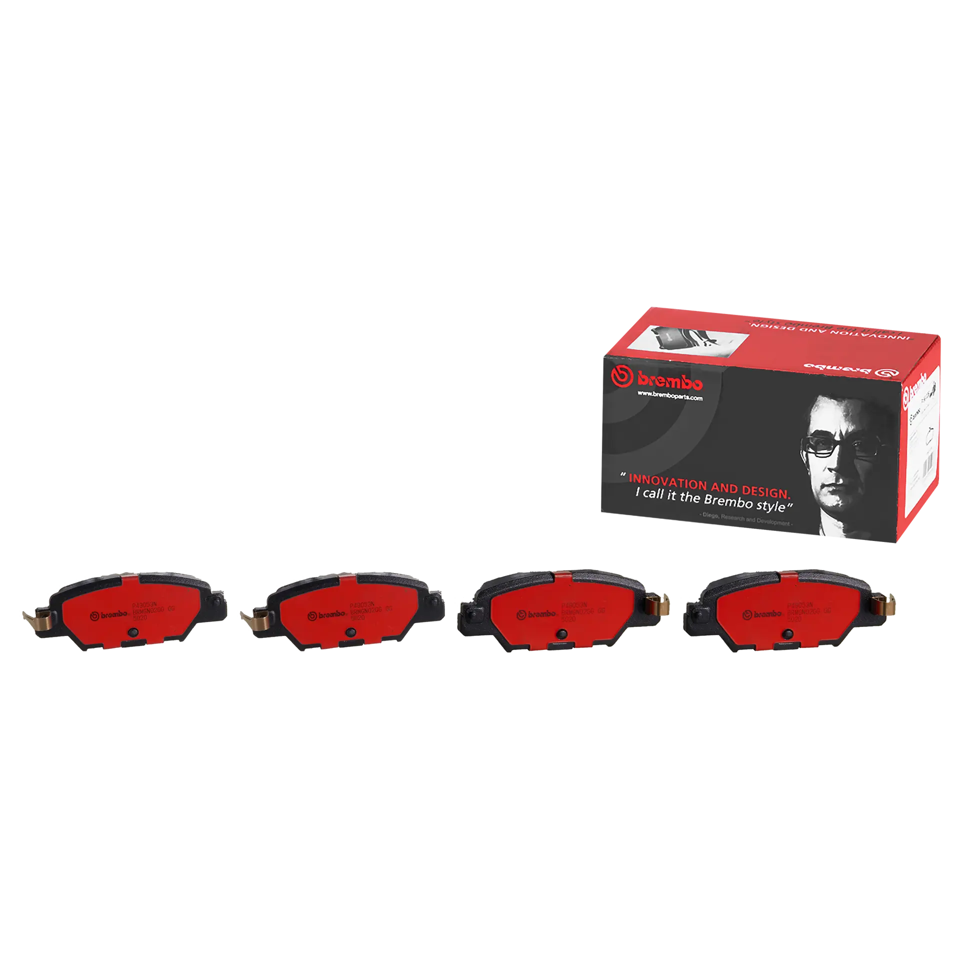 Mazda CX-5 Brembo P 49053 N Premium Ceramic Rear Brake Pad Set MAZDA Oe# KAY 02648 Z