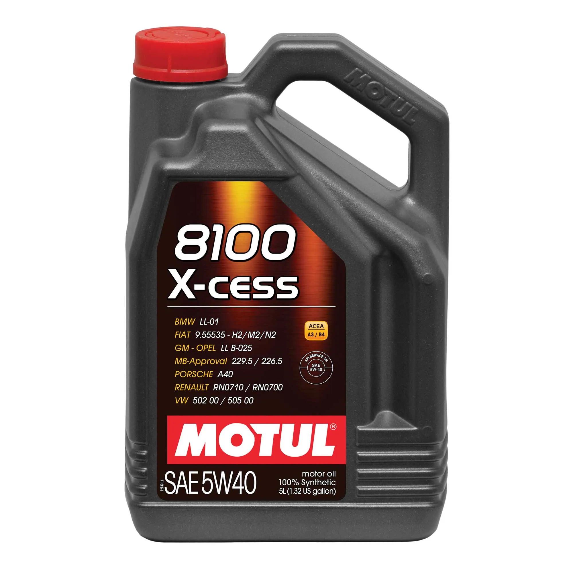 Motul 8100 X-Cess 5 W 40 Synthetic Engine Oil 5 L
