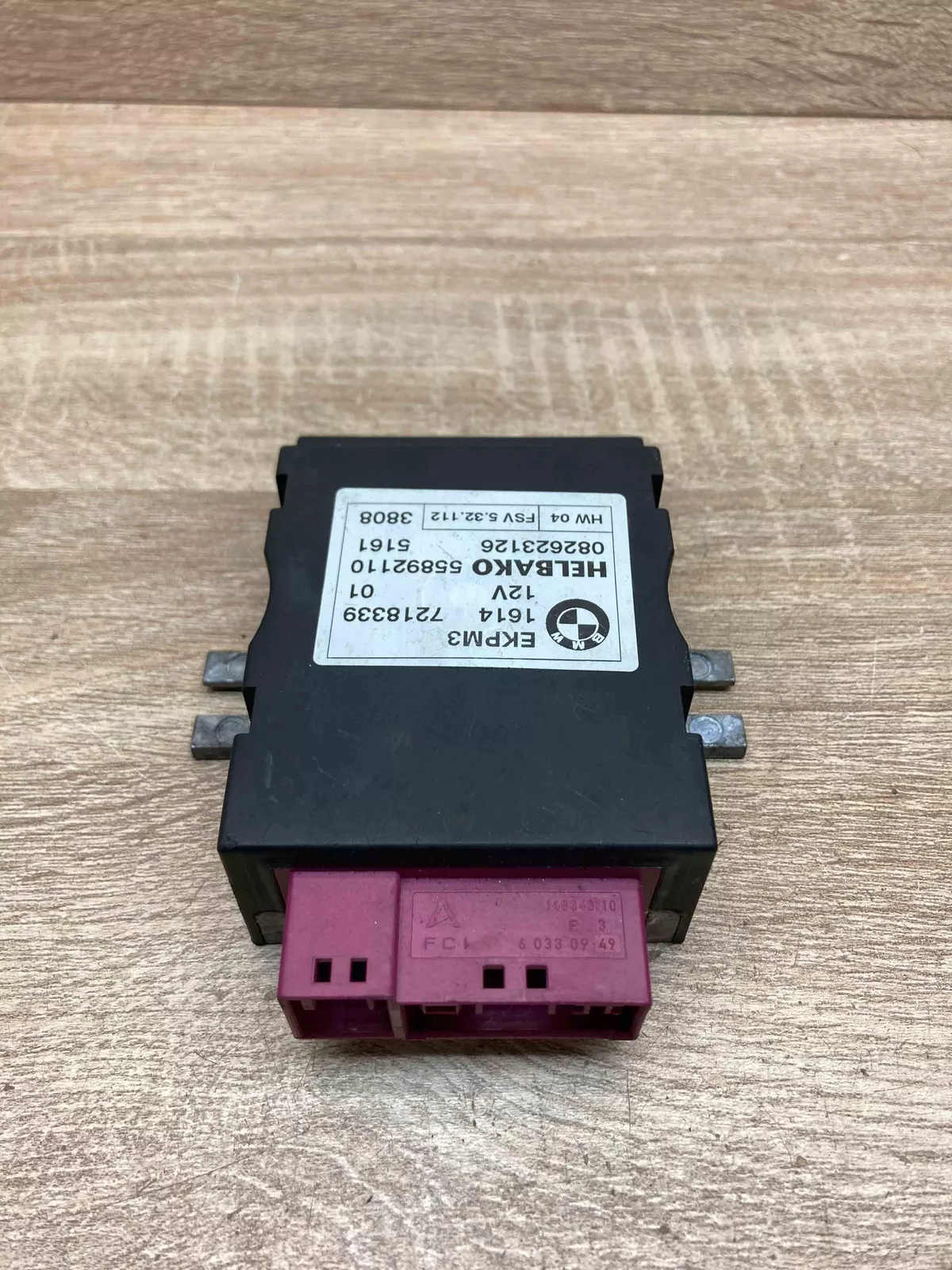 BMW EKPM 3 1 3 5 Series Injection Module Pump Fuel Control Helbako 7218339 55892110