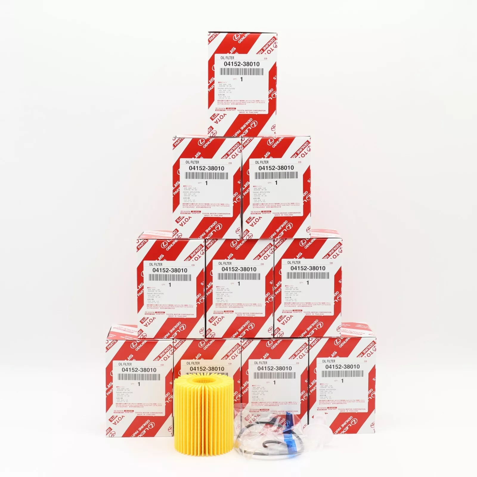 Toyota Lexus Hiace#regiusace Kdh 20 1 Tr Genuine Oil Filter Element 04152-38010